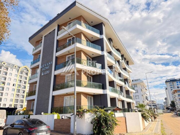 Квартира 1+1 в новом комплексе 2024 года в Махмутларе, 55 м², 700 метров до моря - Ракурс 0