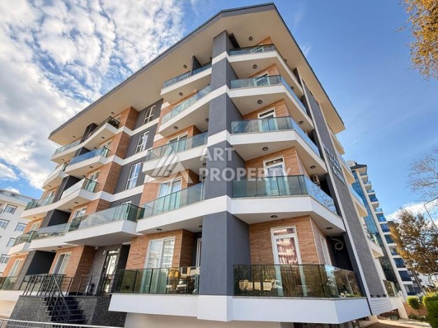 Квартира 1+1 в новом комплексе 2024 года в Махмутларе, 55 м², 700 метров до моря - Ракурс 2