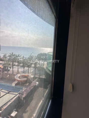 Квартира 2+1 на первой линии в районе Оба, 115 м², прямой вид на море и крепость - Ракурс 18