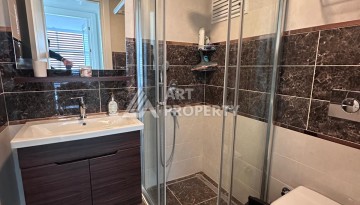 Квартира 2+1 на первой линии в районе Оба, 115 м², прямой вид на море и крепость - Ракурс 23