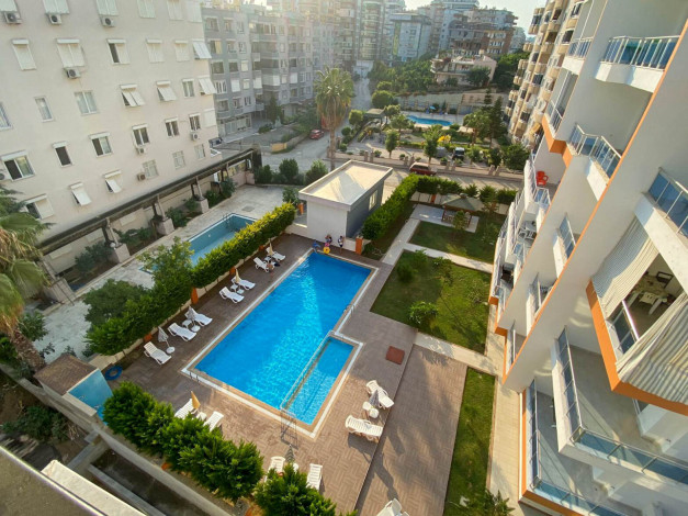 Трехкомнатная квартира в новом доме в 350 метрах от моря в Махмутлар, 110 м2 - Ракурс 15