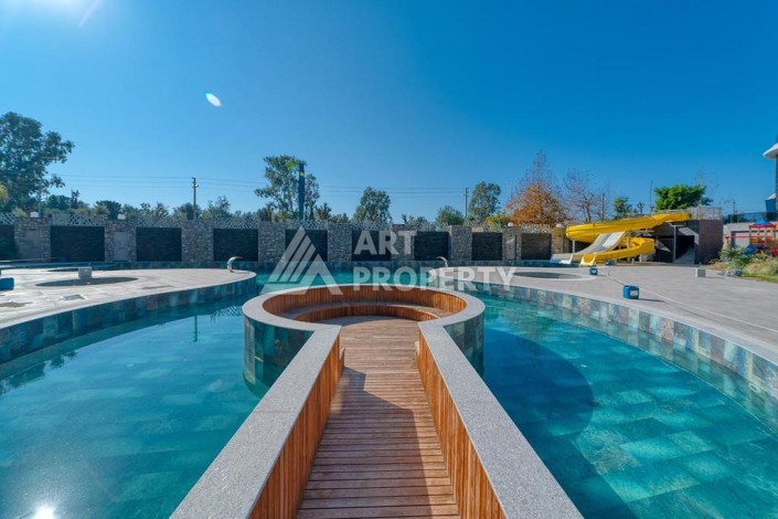 Квартира 2+1 с прямым видом на море. 105 кв.м. Каргыджак, Алания - Ракурс 2