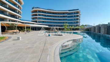 Квартира 2+1 с прямым видом на море. 105 кв.м. Каргыджак, Алания - Ракурс 4