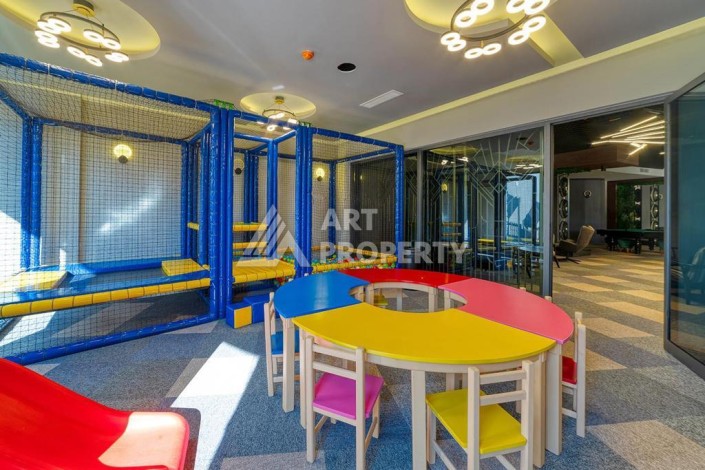 Квартира 2+1 с прямым видом на море. 105 кв.м. Каргыджак, Алания - Ракурс 4