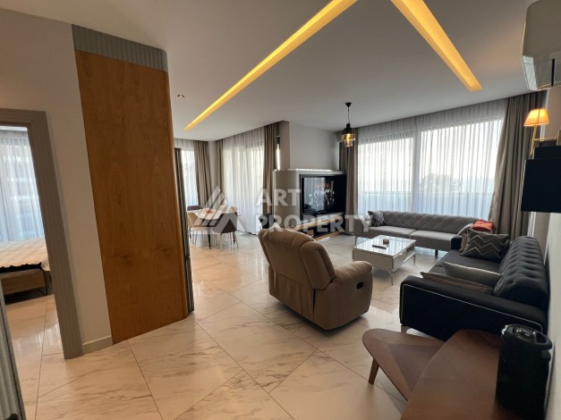 Квартира 2+1 с прямым видом на море. 105 кв.м. Каргыджак, Алания - Ракурс 14