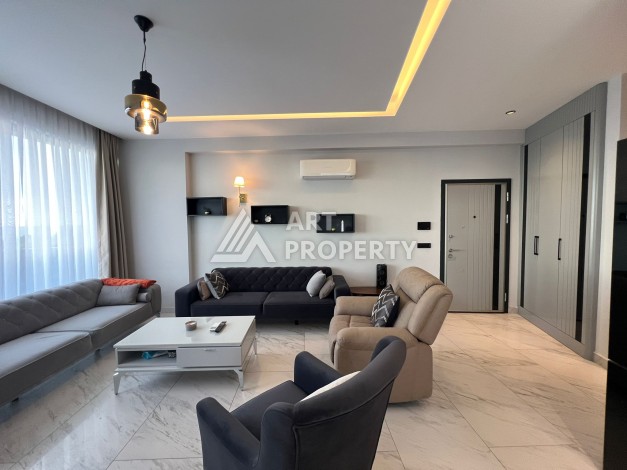 Квартира 2+1 с прямым видом на море. 105 кв.м. Каргыджак, Алания - Ракурс 15