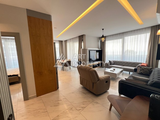 Квартира 2+1 с прямым видом на море. 105 кв.м. Каргыджак, Алания - Ракурс 17