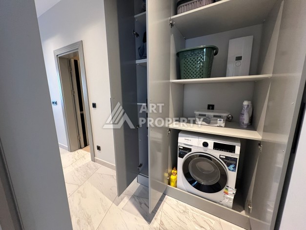 Квартира 2+1 с прямым видом на море. 105 кв.м. Каргыджак, Алания - Ракурс 22