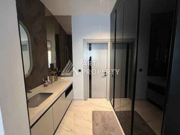 Квартира 2+1 с прямым видом на море. 105 кв.м. Каргыджак, Алания - Ракурс 23