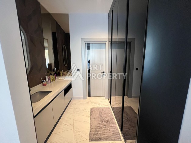 Квартира 2+1 с прямым видом на море. 105 кв.м. Каргыджак, Алания - Ракурс 25