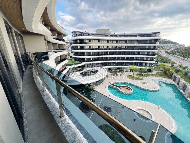 Квартира 2+1 с прямым видом на море. 105 кв.м. Каргыджак, Алания - Ракурс 34