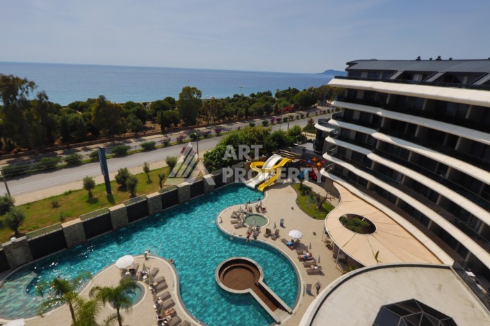 Большая квартира 2+1 с видом на море, 130 кв.м. Каргыджак, Алания - Ракурс 1