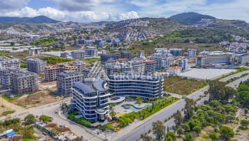 Большая квартира 2+1 с видом на море, 130 кв.м. Каргыджак, Алания - Ракурс 3