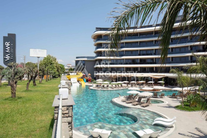 Большая квартира 2+1 с видом на море, 130 кв.м. Каргыджак, Алания - Ракурс 6