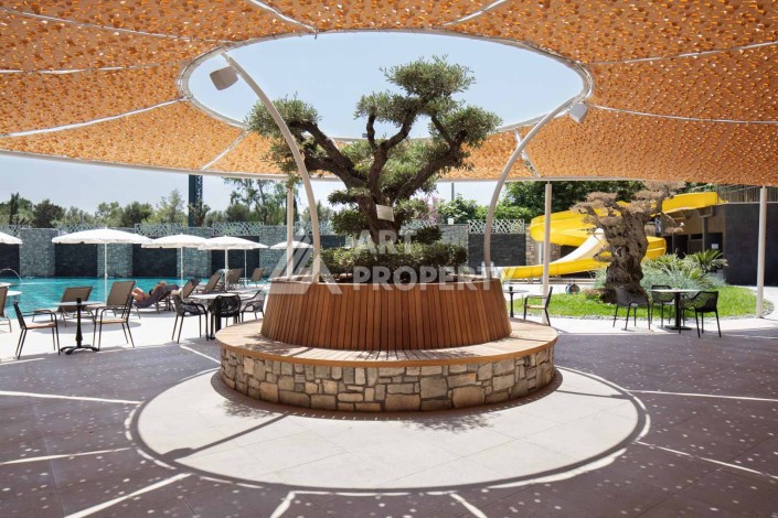 Большая квартира 2+1 с видом на море, 130 кв.м. Каргыджак, Алания - Ракурс 7