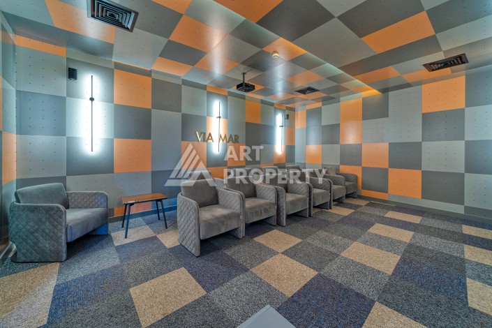 Большая квартира 2+1 с видом на море, 130 кв.м. Каргыджак, Алания - Ракурс 10