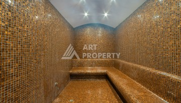 Большая квартира 2+1 с видом на море, 130 кв.м. Каргыджак, Алания - Ракурс 15