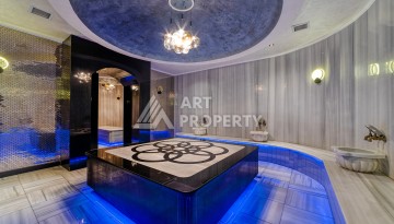 Большая квартира 2+1 с видом на море, 130 кв.м. Каргыджак, Алания - Ракурс 16