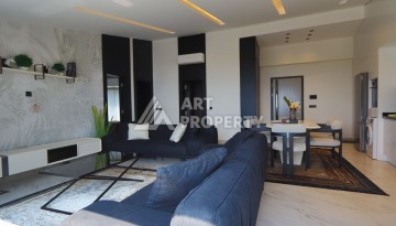 Большая квартира 2+1 с видом на море, 130 кв.м. Каргыджак, Алания - Ракурс 18