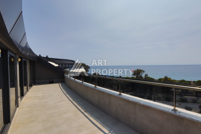 Большая квартира 2+1 с видом на море, 130 кв.м. Каргыджак, Алания - Ракурс 20