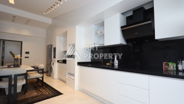 Большая квартира 2+1 с видом на море, 130 кв.м. Каргыджак, Алания - Ракурс 23