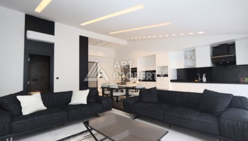 Большая квартира 2+1 с видом на море, 130 кв.м. Каргыджак, Алания - Ракурс 27