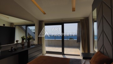 Большая квартира 2+1 с видом на море, 130 кв.м. Каргыджак, Алания - Ракурс 28