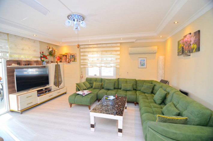 Полностью меблированная трехкомнатная квартира 2+1 в 500 метрах от моря в Махмутларе, 118 м2 - Ракурс 11