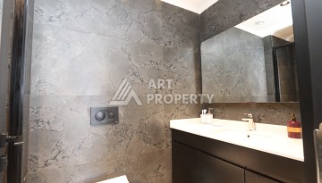 Большая квартира 2+1 с видом на море, 130 кв.м. Каргыджак, Алания - Ракурс 34