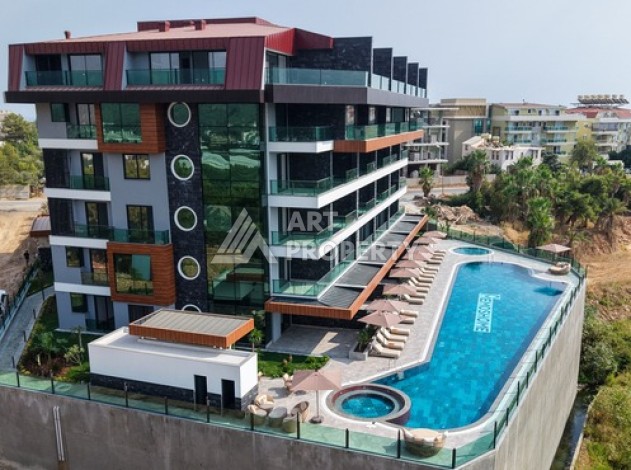 Квартиры 1+1, садовые дуплексы и пентхаусы 2+1 и 3+1 в Кестеле, недвижимость элит класса - Ракурс 4