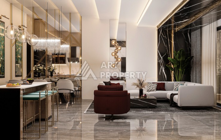 Квартиры 1+1, садовые дуплексы и пентхаусы 2+1 и 3+1 в Кестеле, недвижимость элит класса - Ракурс 72