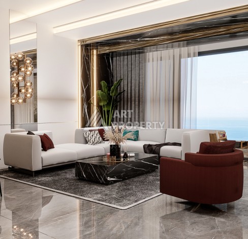 Квартиры 1+1, садовые дуплексы и пентхаусы 2+1 и 3+1 в Кестеле, недвижимость элит класса - Ракурс 75