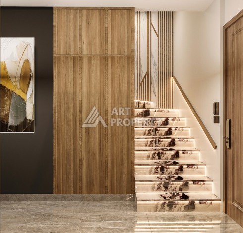 Квартиры 1+1, садовые дуплексы и пентхаусы 2+1 и 3+1 в Кестеле, недвижимость элит класса - Ракурс 80