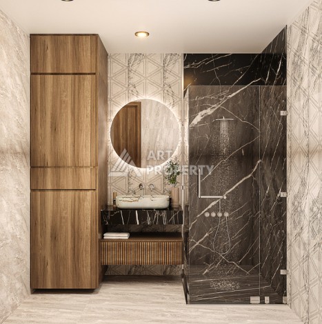 Квартиры 1+1, садовые дуплексы и пентхаусы 2+1 и 3+1 в Кестеле, недвижимость элит класса - Ракурс 81