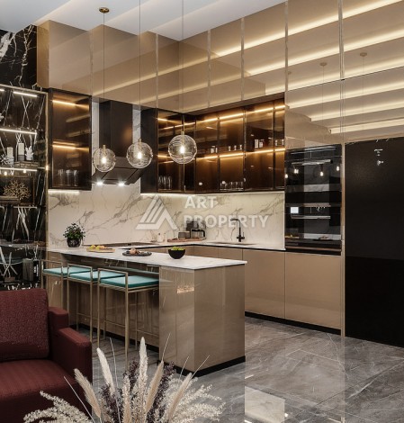 Квартиры 1+1, садовые дуплексы и пентхаусы 2+1 и 3+1 в Кестеле, недвижимость элит класса - Ракурс 82