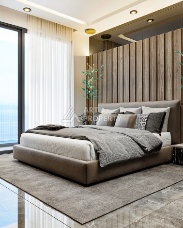 Квартиры 1+1, садовые дуплексы и пентхаусы 2+1 и 3+1 в Кестеле, недвижимость элит класса - Ракурс 87