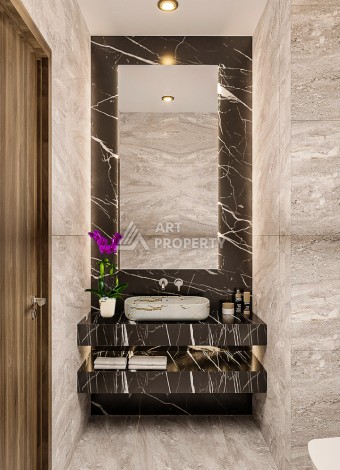 Квартиры 1+1, садовые дуплексы и пентхаусы 2+1 и 3+1 в Кестеле, недвижимость элит класса - Ракурс 90