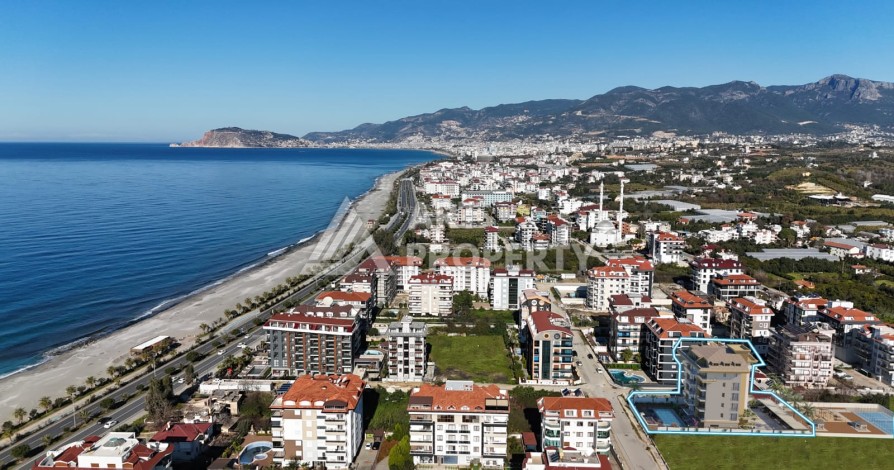 Квартиры 1+1 и дуплексы 2+1 и 3+1 в 200 метрах то моря в районе Кестель. - Ракурс 1