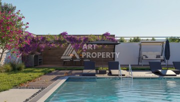 Квартиры 1+1 и дуплексы 2+1 и 3+1 в 200 метрах то моря в районе Кестель. - Ракурс 10