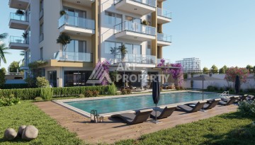 Квартиры 1+1 и дуплексы 2+1 и 3+1 в 200 метрах то моря в районе Кестель. - Ракурс 11