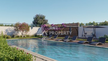 Квартиры 1+1 и дуплексы 2+1 и 3+1 в 200 метрах то моря в районе Кестель. - Ракурс 12