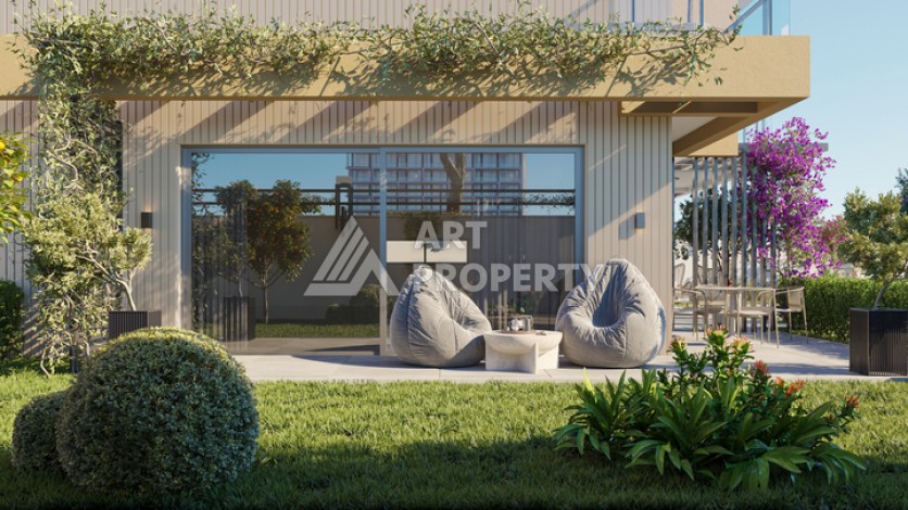 Квартиры 1+1 и дуплексы 2+1 и 3+1 в 200 метрах то моря в районе Кестель. - Ракурс 14