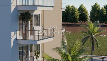 Квартиры 1+1 и дуплексы 2+1 и 3+1 в 200 метрах то моря в районе Кестель. - Ракурс 17