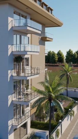 Квартиры 1+1 и дуплексы 2+1 и 3+1 в 200 метрах то моря в районе Кестель. - Ракурс 16