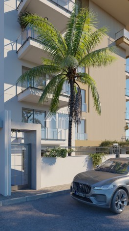 Квартиры 1+1 и дуплексы 2+1 и 3+1 в 200 метрах то моря в районе Кестель. - Ракурс 18