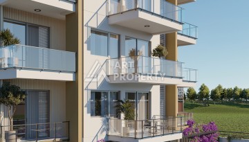 Квартиры 1+1 и дуплексы 2+1 и 3+1 в 200 метрах то моря в районе Кестель. - Ракурс 21