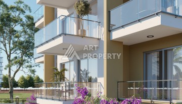 Квартиры 1+1 и дуплексы 2+1 и 3+1 в 200 метрах то моря в районе Кестель. - Ракурс 22