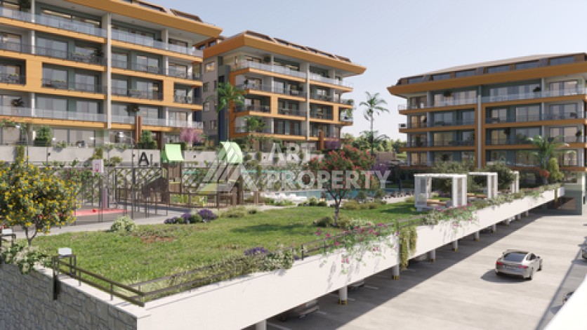 Квартиры 55-234 кв.м. на завершающейся стадии строительства. Кестель, Алания - Ракурс 0