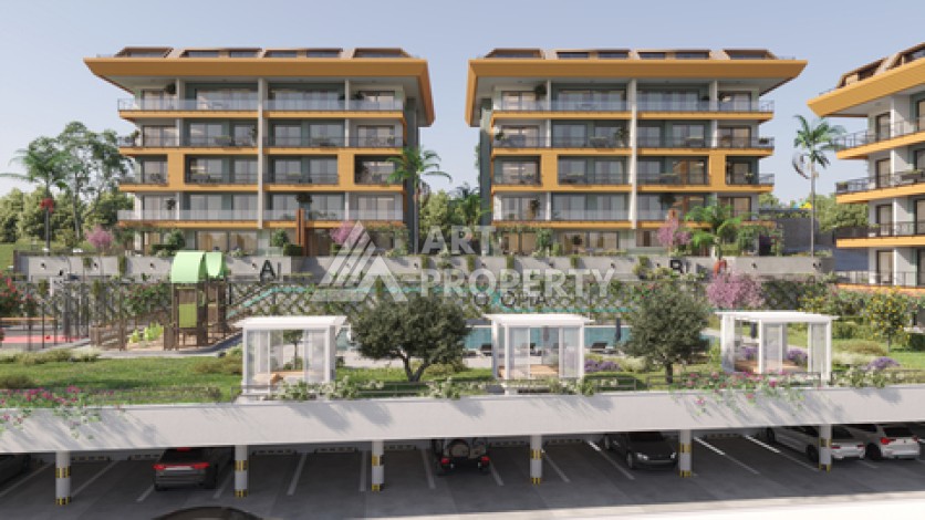 Квартиры 55-234 кв.м. на завершающейся стадии строительства. Кестель, Алания - Ракурс 2