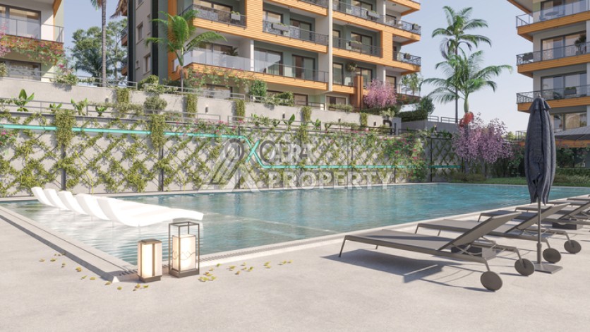 Квартиры 55-234 кв.м. на завершающейся стадии строительства. Кестель, Алания - Ракурс 7